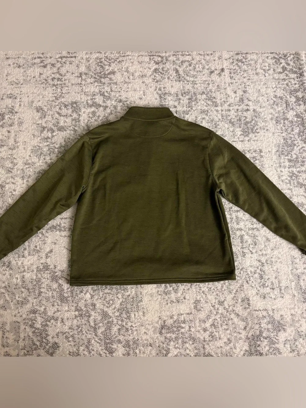 Men’s Walter Hagen Olive Green Golf Quarter Zip Sweater Size Large